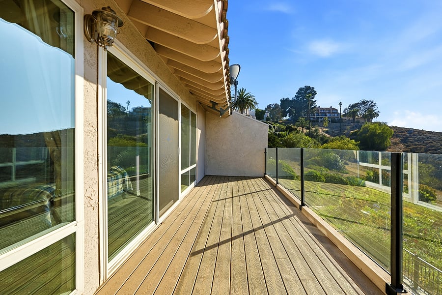Large Balcony in the primary bedroom featuring panoramic views