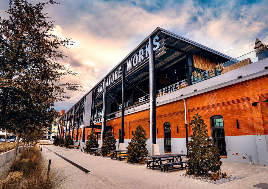 Scenic walk to Armature Works - 1 mile