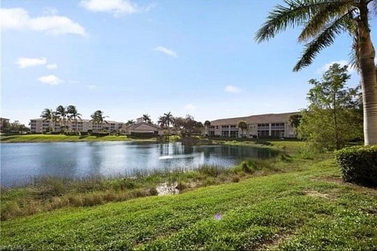 pond that you can see from the lanai