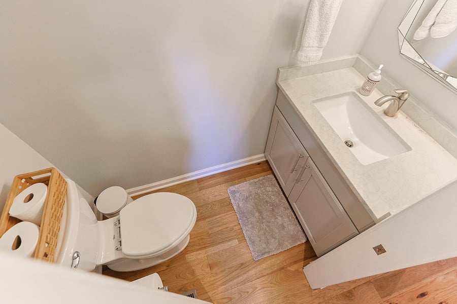 Half Bath on main level