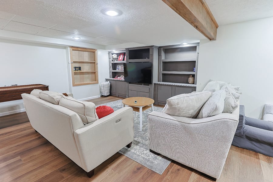 basement sitting area