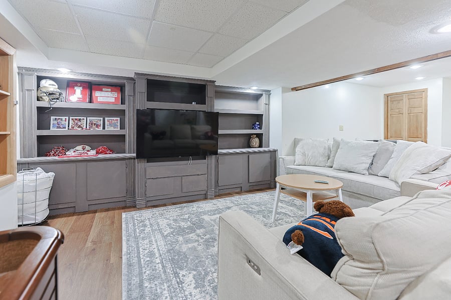 basement sitting area