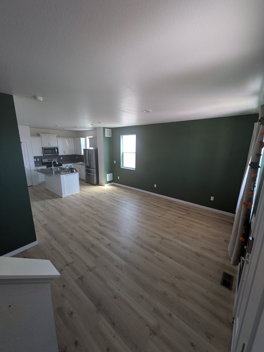 Living room (empty but currently furnished)