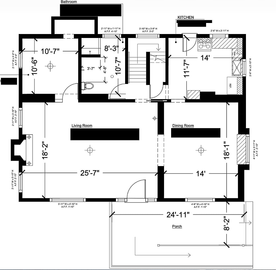 1F floorplan