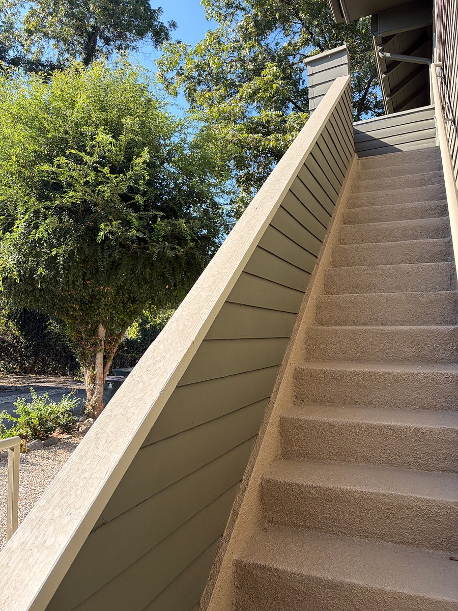 Staircase on the back 