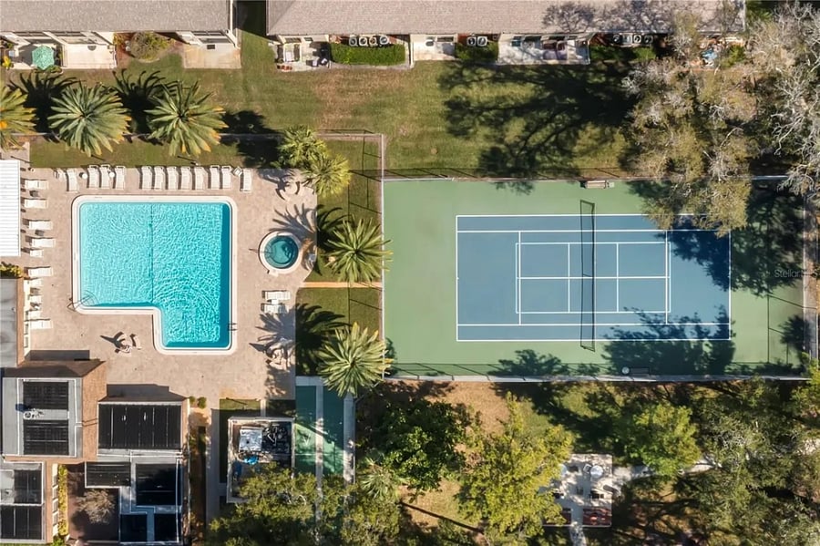 Pool and Tennis Courts