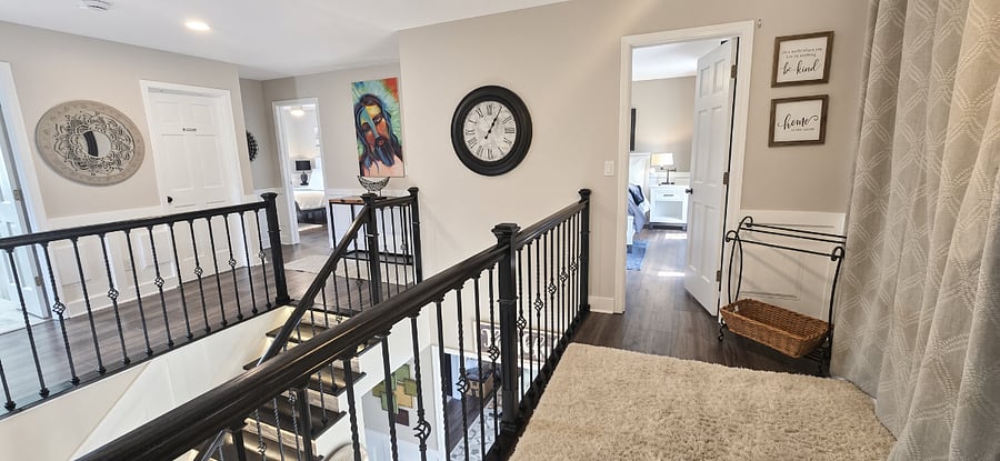 Upstairs view of bedrooms 1 & 2