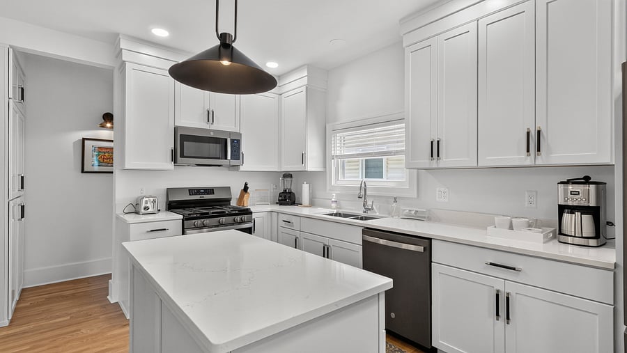 Fully stocked kitchen