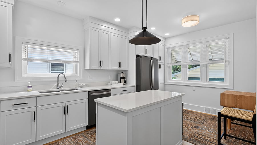 Newly remodeled kitchen with brand new GE appliances