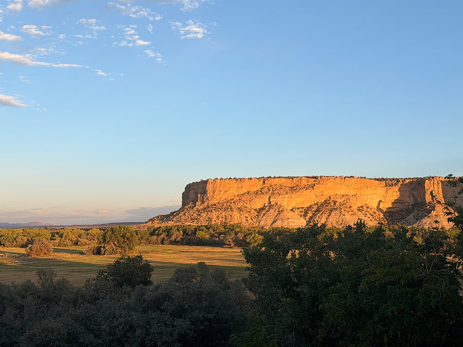 Beautiful bluffs right behind the neighborhood