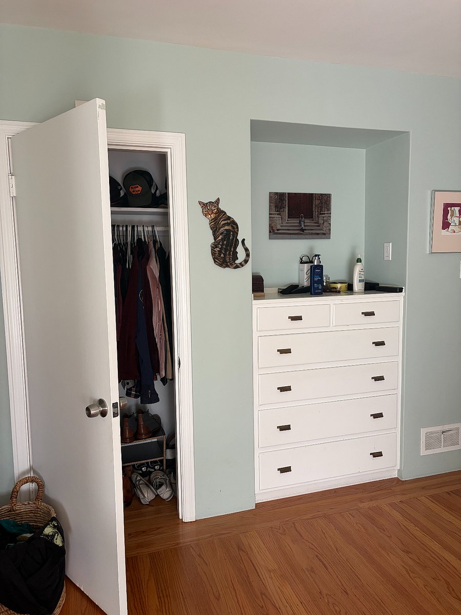 your closet and dresser