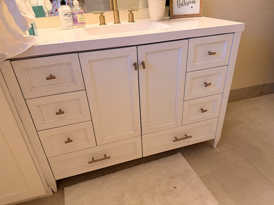 Lots of vanity storage