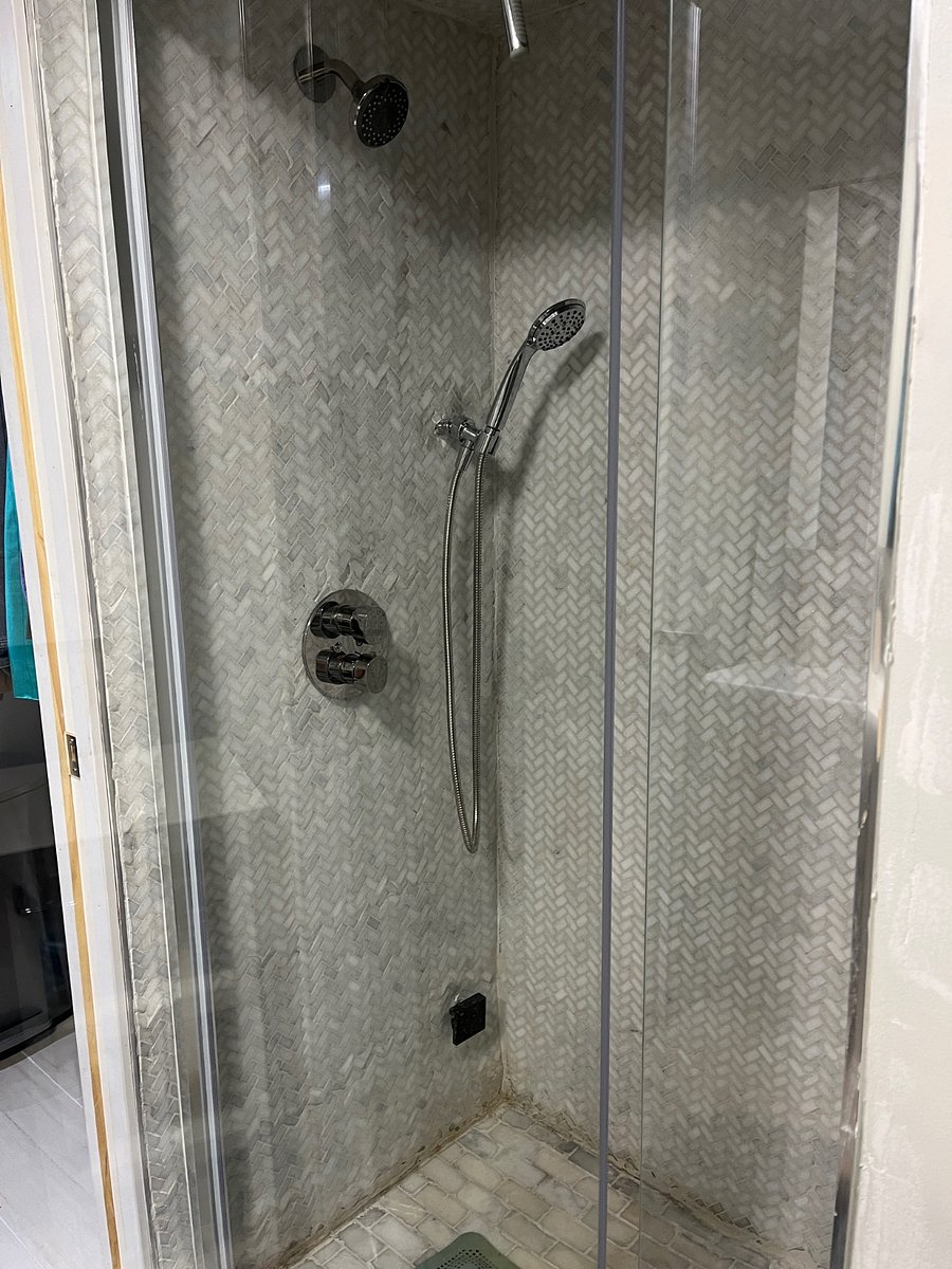 Steam shower for cold winter days