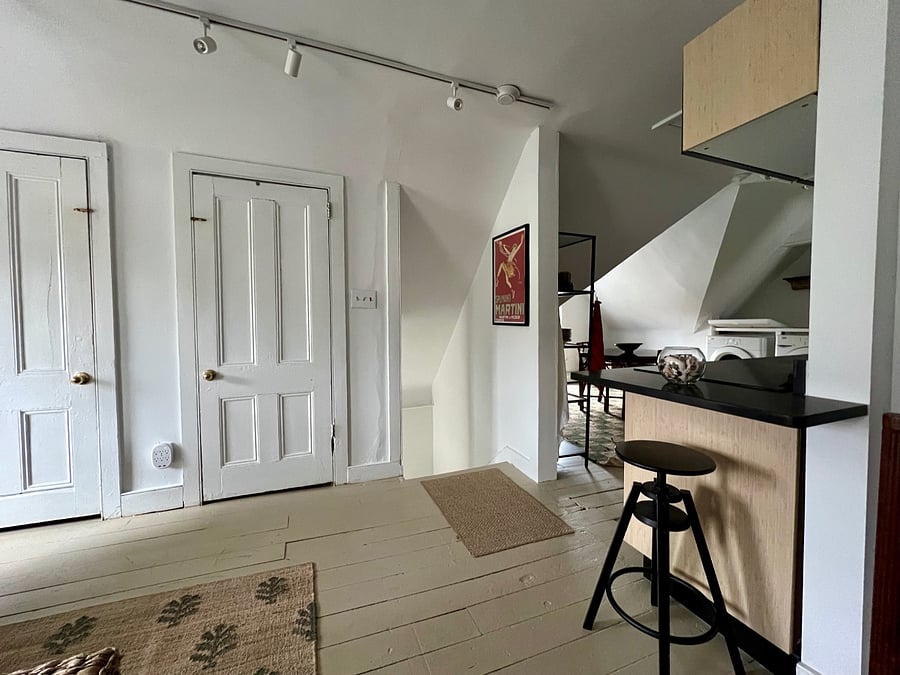 Two large closets