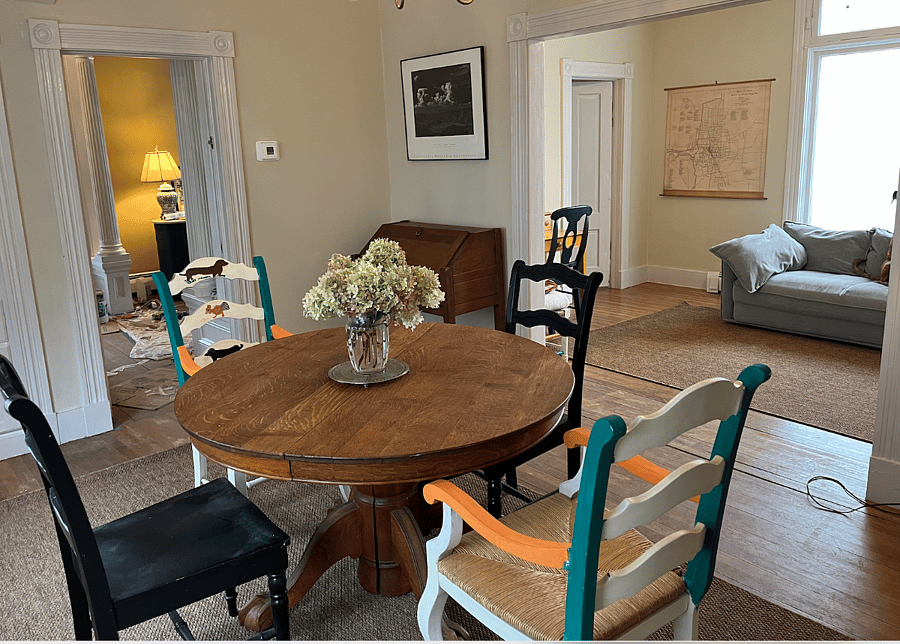 Dining Room View into Office