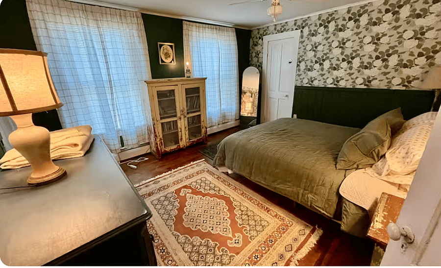 Bedroom 1 - Queen Bed and two large closets.