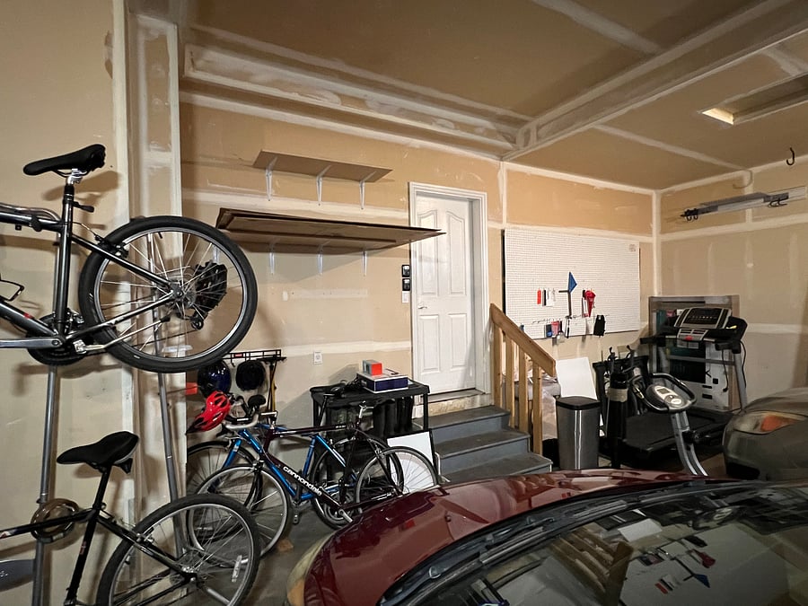 First floor: Instead, come in through the heated garage. Also, we have a spare car (2016 Ford Fiesta, will get winter tires soon) that you can rent for an additional $500/month if you want (totally optional addition).