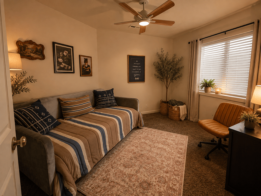 Office with daybed