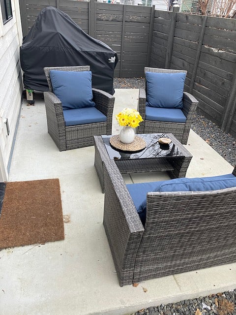 back patio area