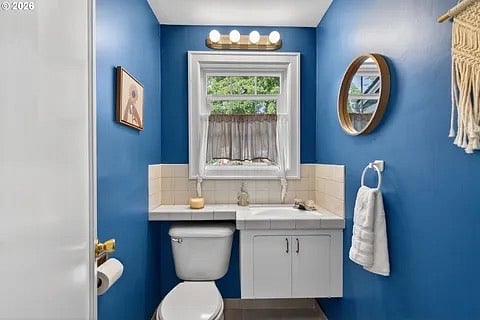 Downstairs half bath