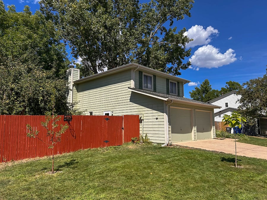Corner of property