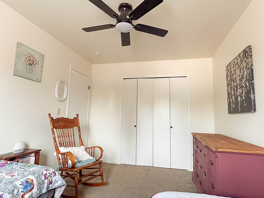 Bedroom #2 with large closet.
