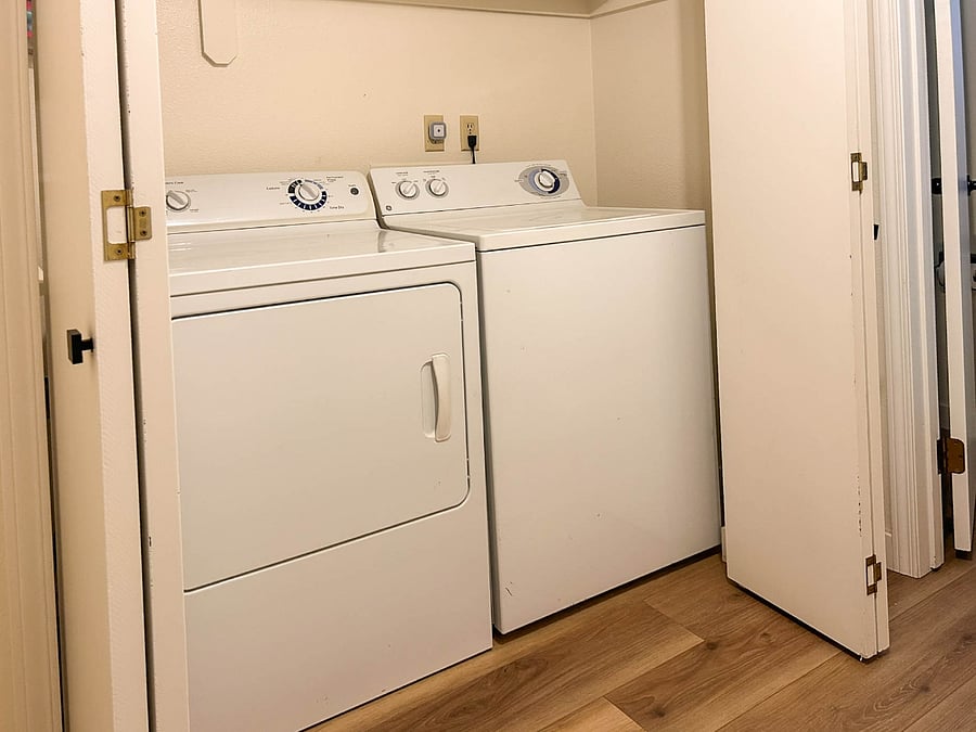 Washer and dryer