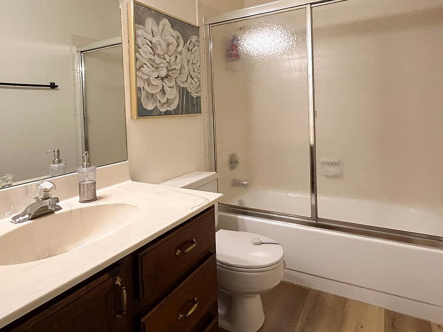 Hallway bathroom upstairs