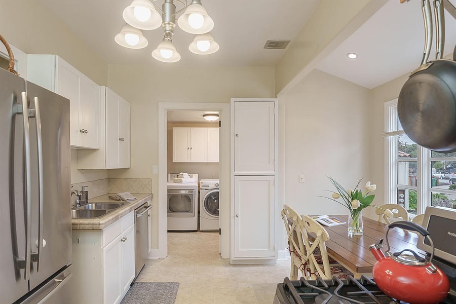 **Laundry room off of kitchen**