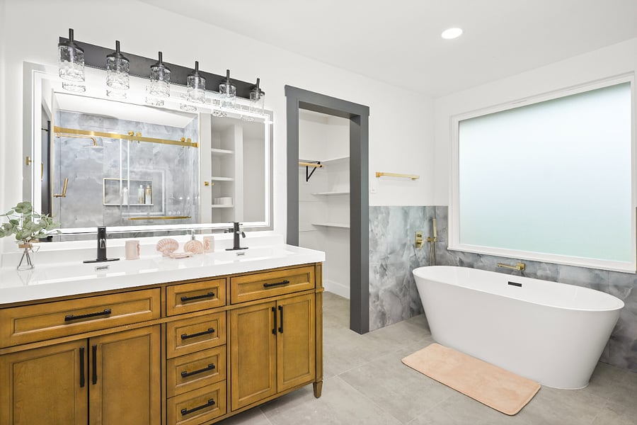 Master bathroom