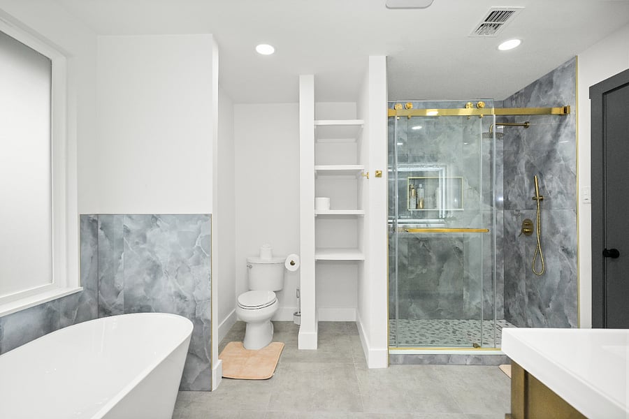 Master bathroom