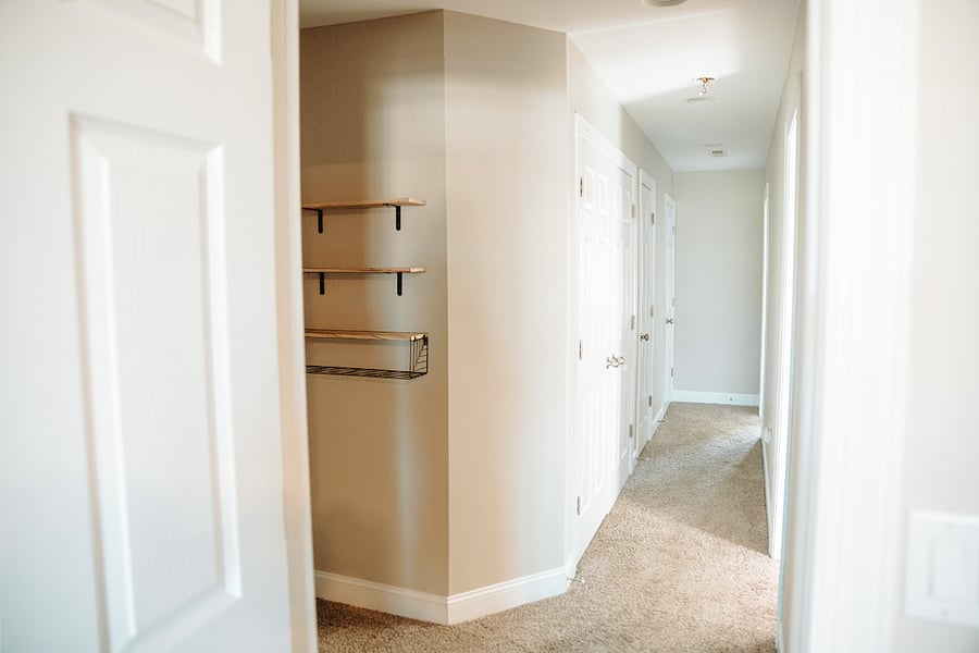 Upstairs hallway.