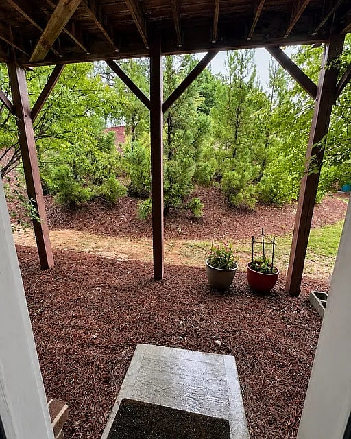 View of outdoor space available via additional bedroom