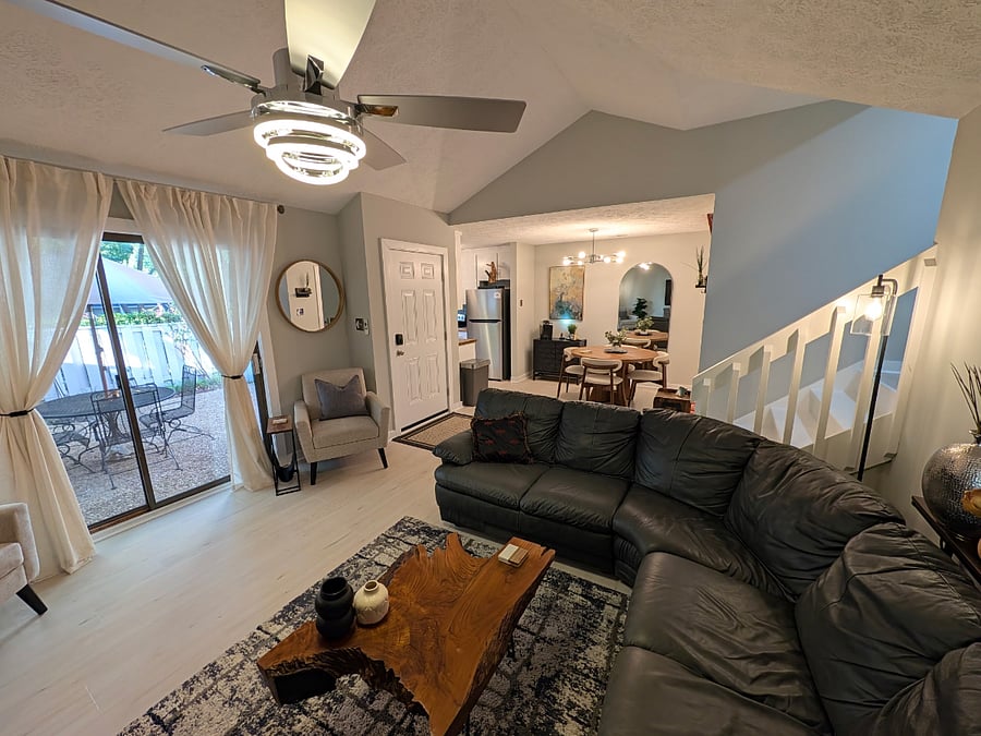 Living Room dining and patio