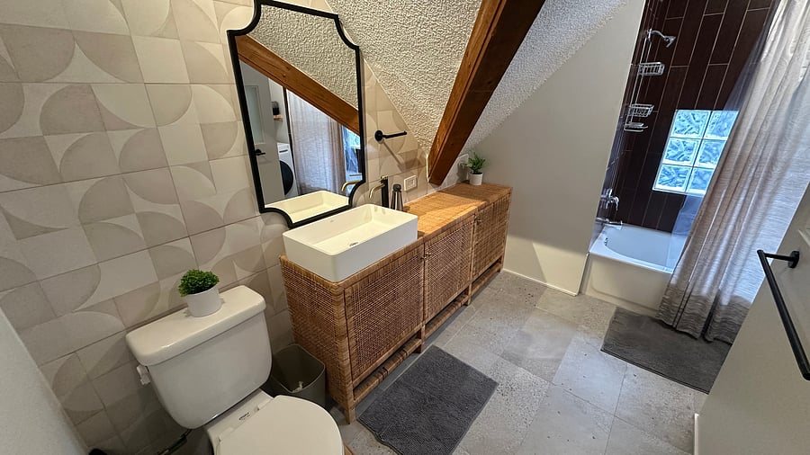 Renovated bathroom