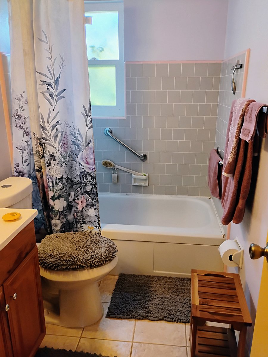 Your private 1/2 bath with shared shower.