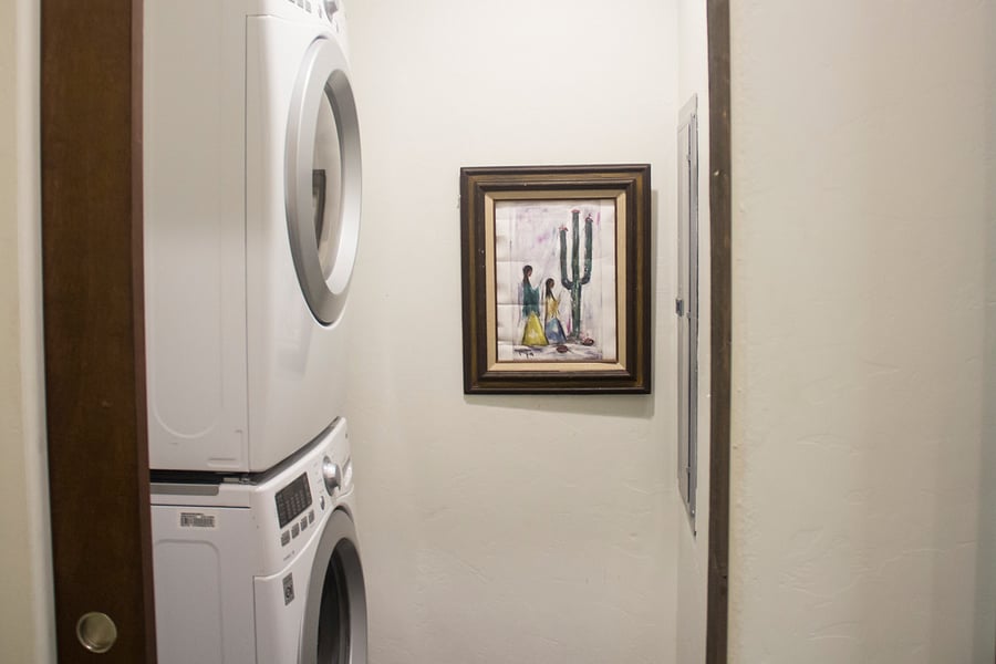 IN-UNIT STACKED WASHER AND DRYER