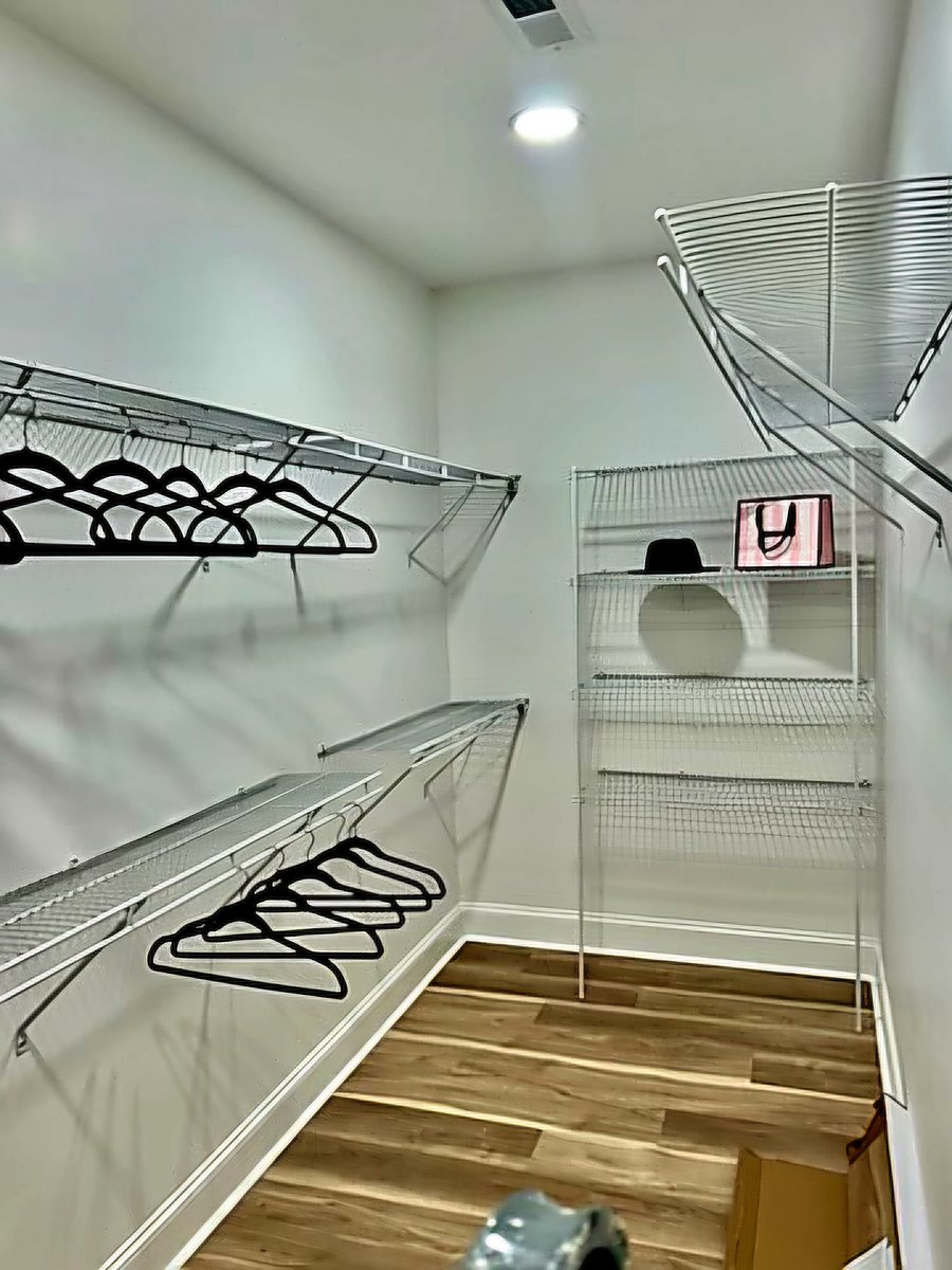 Primary walk-in closet