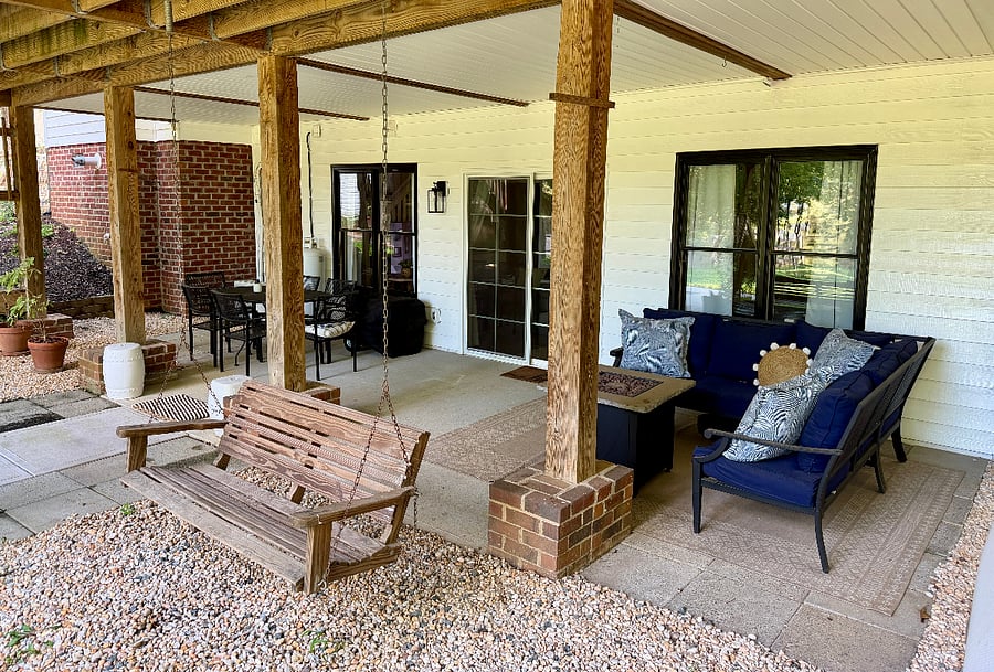 Basement patio