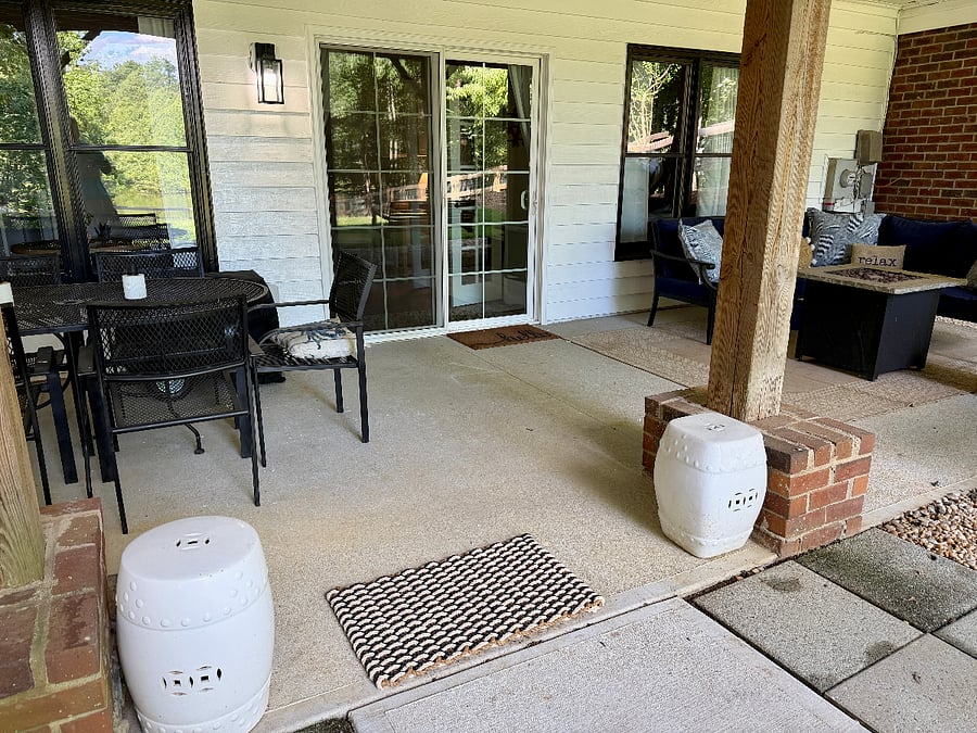 Basement patio