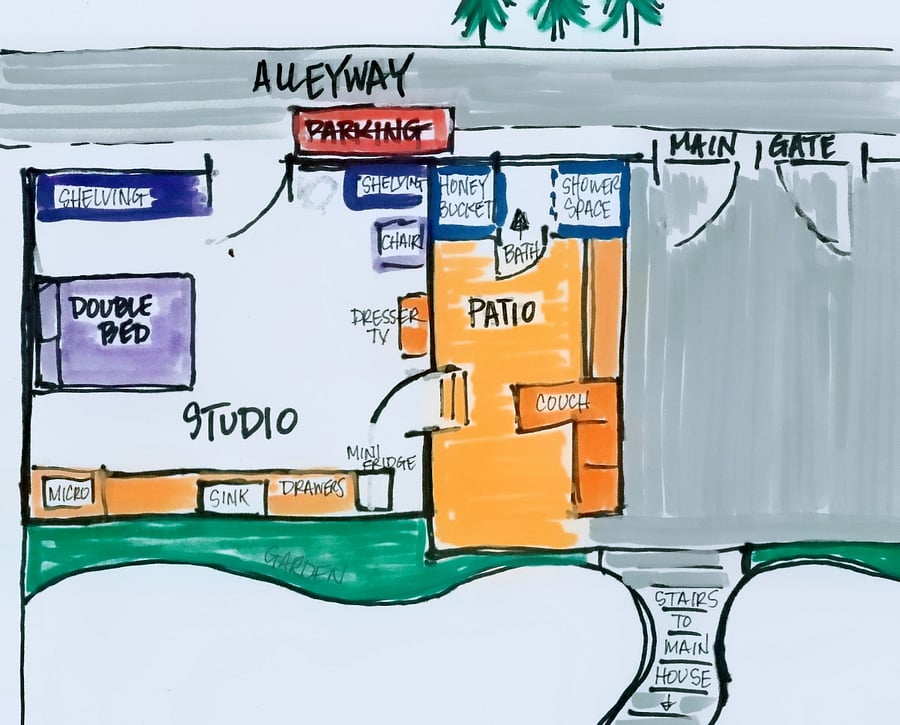 Map of current layout.