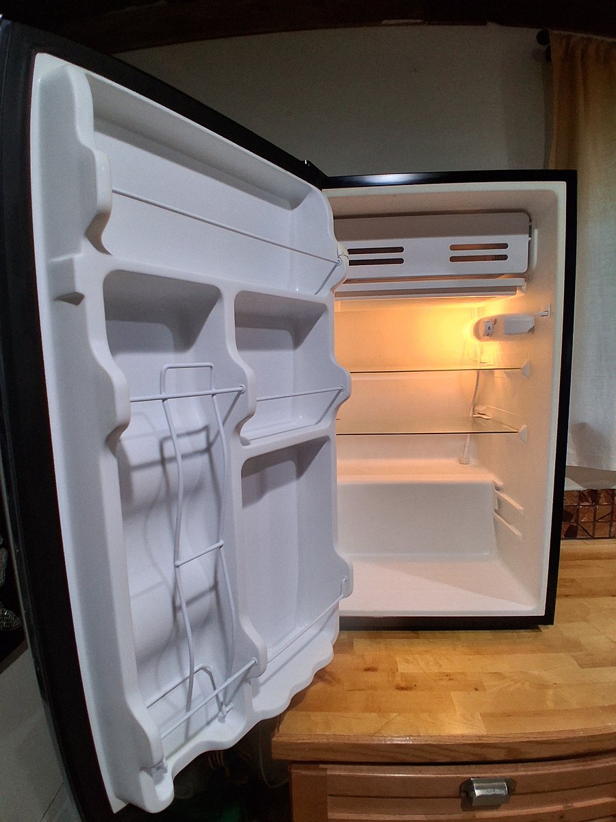 Newer mini-fridge.