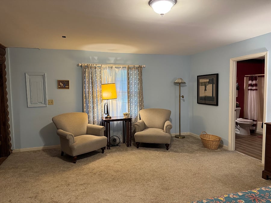 Plenty of lighting, seating, storage.