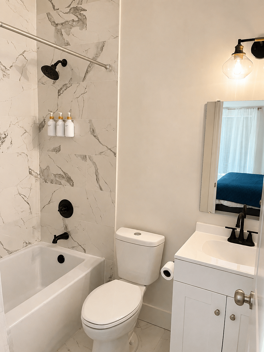 Bathroom primary private access