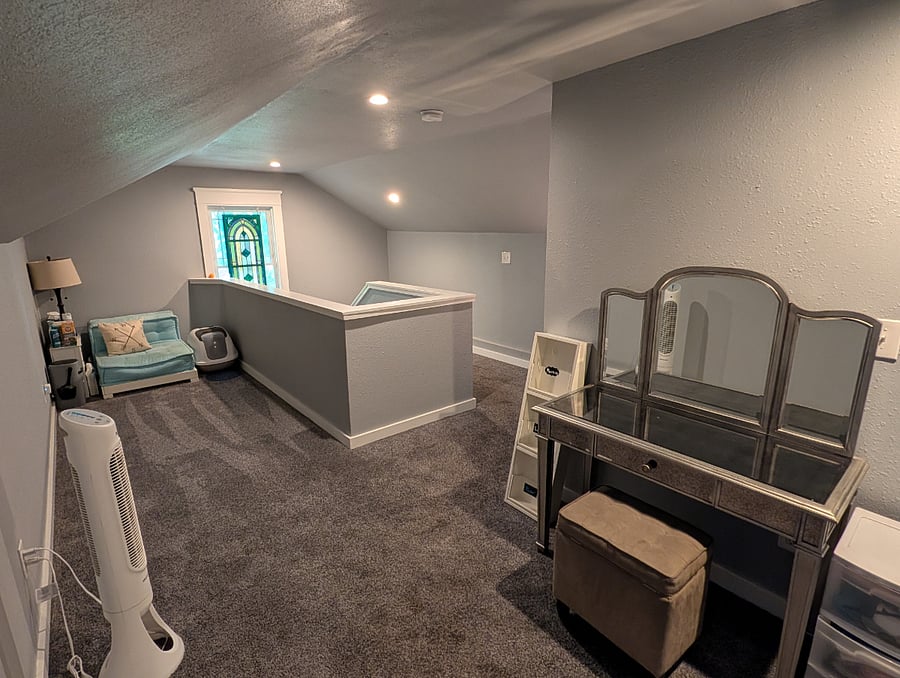 Private upstairs living space
