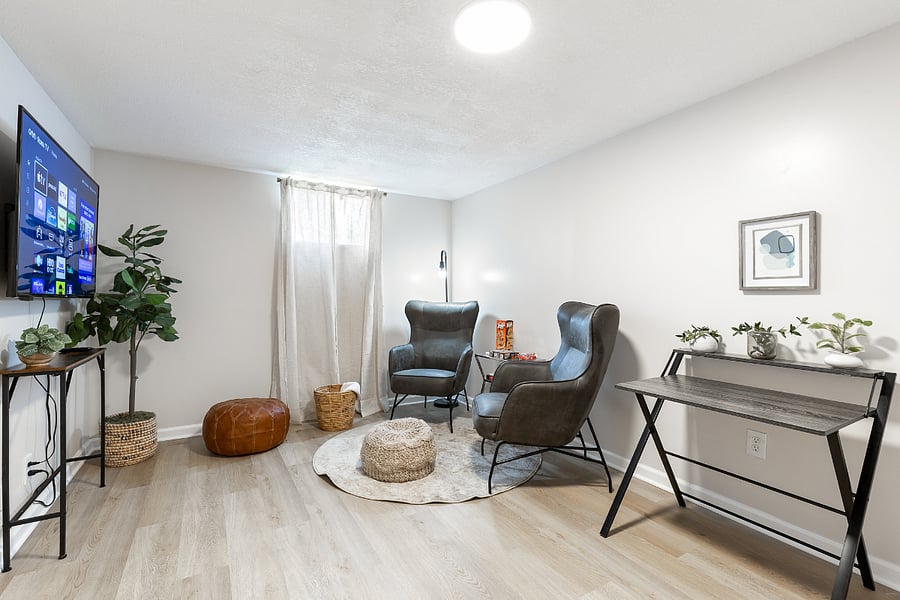 TV Room and Office 