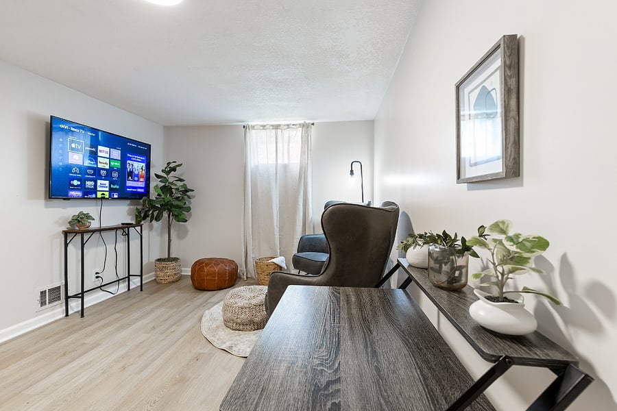 TV Room and Office 