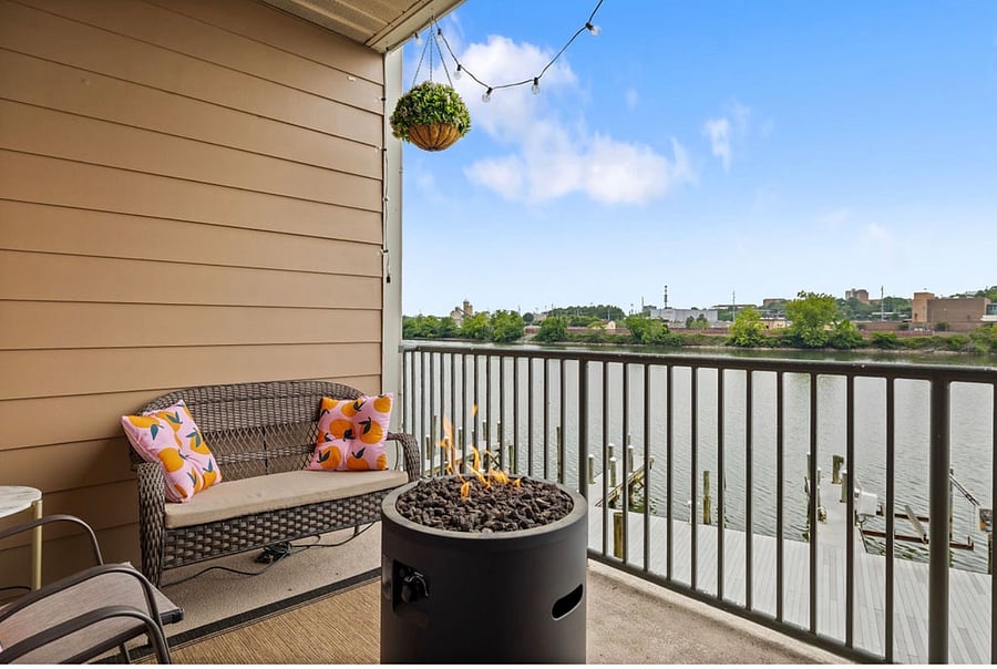 Tennessee River view from patio
