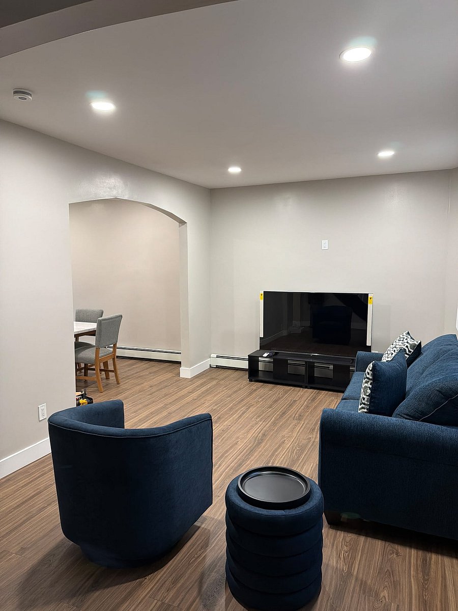 Spacious living room right off the dinning room.