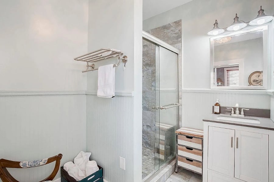 Large private renovated bathroom